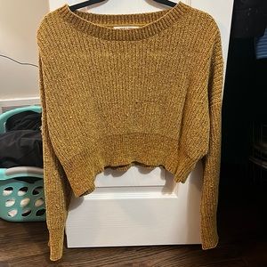 Dry Goods Sweater Cropped Size Small
